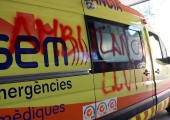 Ambulància en lluita girona Ambulància en lluita girona